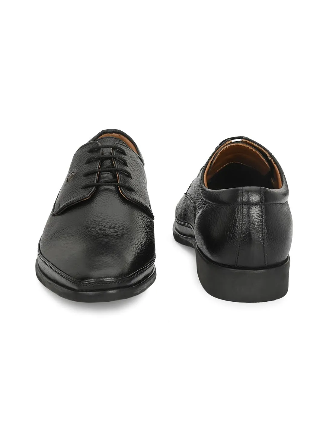 Alberto Torresi Genuine Leather Black Laceup Formal Shoes