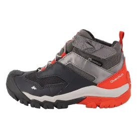Crossrock Waterproof Hiking Sport Shoes Leather Black Colour For Kids