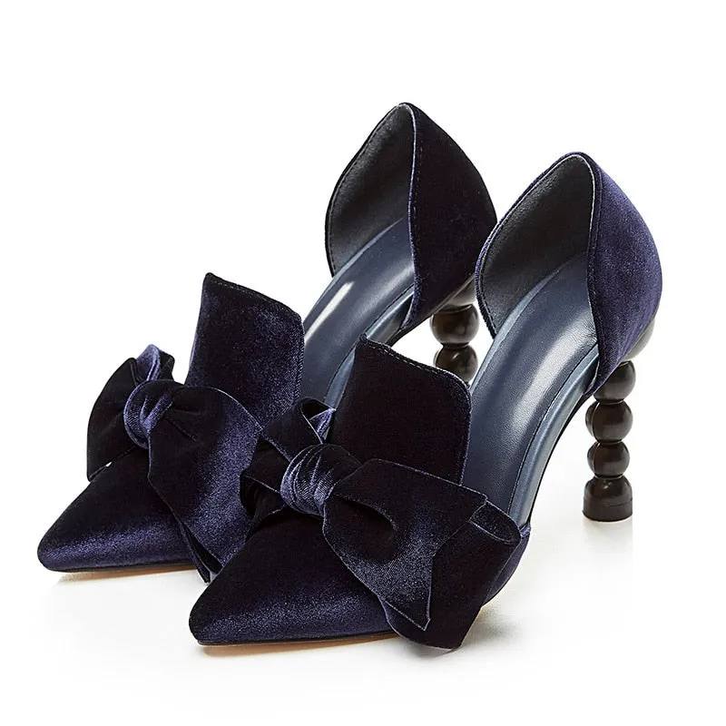 Velvet Pumps