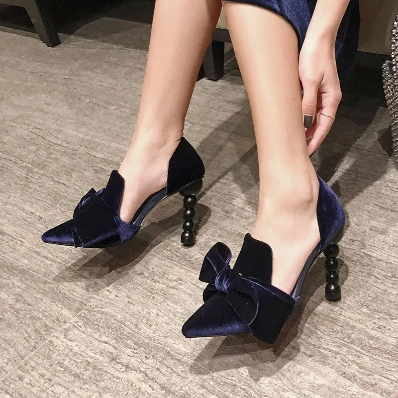 Velvet Pumps