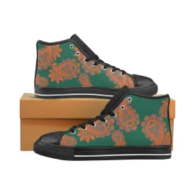 Women's Mandala Print Canvas High Top Shoes